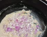 A picture of step 1 of Paneer Peanut Masala.