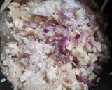 Foto langkah ke 3 dari resep Pepes Tahu dan Jamur.