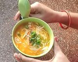 A picture of step 4 of Veg Thupka.
