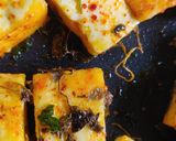 A picture of step 1 of Palak paneer.