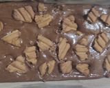 A picture of step 5 of Chocolate Blondie Brownies (with whole wheat flour).