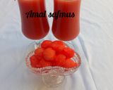 A picture of step 5 of Watermelon juice.