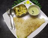A picture of step 4 of Farali Dosa.