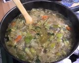 Une image de l'étape 13 de Soupe de légumes au bouillon de crevettes black tiger.