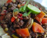 Foto langkah ke 5 dari resep Daging Kambing Gongso.