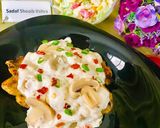 A picture of step 4 of Grilled chicken with creamy mushroom sauce.