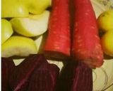 A picture of step 1 of ABC juice🍷🌺.