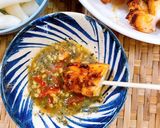 Hình bước làm 5 của món Mực nướng sate bằng nồi chiên không dầu