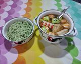 Foto langkah ke 4 dari resep 43. Steamboat with Lemonilo Noodle 🍜💚.
