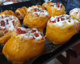 Foto langkah ke 6 dari resep Roll pizza & sosis roll rendah karbo.