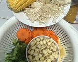 Hình bước làm 2 của món Canh sườn hạt sen tốt cho mẹ bầu