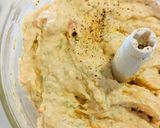Foto del paso 3 de la receta: Dip frío de salmón ahumado y colas de gambón