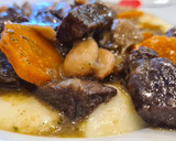 Foto del paso 11 de la receta: Estofado de venado con setas sobre puré de patatas