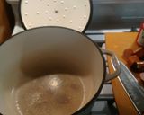 A picture of step 4 of Sauerkraut and polish kielbasa.