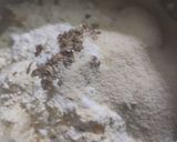 A picture of step 2 of Nankhatai.