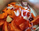 A picture of step 2 of Carrot Tomato Soup.