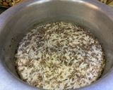 A picture of step 4 of Egyptian Koshari.