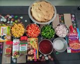 A picture of step 2 of Pizza Paratha.