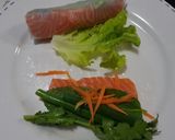 รูปขั้นตอนการทำที่ 2 ของ Salmon roll