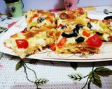 صورة لخطوة 3 من وصفة بيتزا الجلاش او جلاش وجه بيتزا 🍕