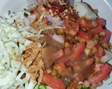 A picture of step 2 of Potato Chaana Chaat 😋.