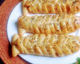 A picture of step 10 of Chicken bread(fish shape).