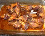 A picture of step 2 of Mongolian Chicken Wing Drumettes - Jon Style.