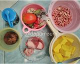 Foto langkah ke 1 dari resep Asem-Asem Tetelan Tahu Pong & Kacang Merah #BikinRamadanBerkesan.