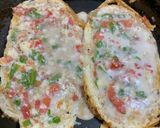 A picture of step 4 of Omelette Bread.
