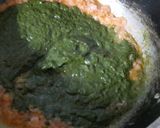 A picture of step 4 of Hariyali Mushroom Paneer.
