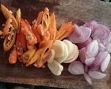 Foto langkah ke 2 dari resep Sayur santan buncis tahu.