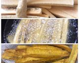 Foto del paso 1 de la receta: Bastones de plátano verde