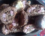 Foto del paso 8 de la receta: Arrollado de Carne Relleno de Jamón y Queso