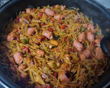 Foto del paso 3 de la receta: Fideos con salchichas y setas
