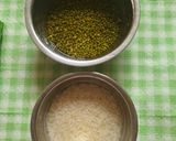 Foto langkah ke 2 dari resep Roti Kukus Matcha Kacang Hijau Nangka.