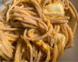 Foto del paso 4 de la receta: Espagueti de espelta con crema de calabaza