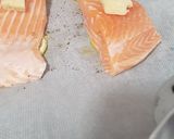 Foto del paso 2 de la receta Salmón cremoso en papillote con espinacas y gorgonzola