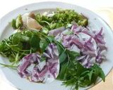 A picture of step 1 of Spicy flavorful protein rich green beans Masala curry.