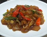 Foto langkah ke 4 dari resep Kikil Manis Masak Cabe.