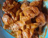 A picture of step 3 of Tandoori chicken.