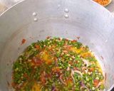 A picture of step 2 of Fried Rice and chicken.