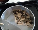 รูปขั้นตอนการทำที่ 8 ของ ขนมสังขยาหน้าฟักทอง (Sung-khaya cake toast pumpkin seeds)
