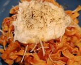 Foto del paso 8 de la receta: Tallarines con Guanciale, Salsa de Tomate y Bechamel