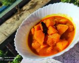 A picture of step 8 of Ambal (Pumpkin curry).
