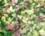 Foto del paso 2 de la receta: Champiñones rellenos de espinaca y jamón ibérico
