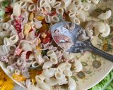 A picture of step 4 of Shredded Chicken Salad.