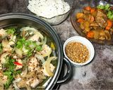 Hình bước làm 4 của món Cá Diêu Hồng Hấp Gừng & Rau Cải Cay