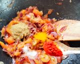 A picture of step 6 of Vegetable kurma Restaurant style.