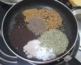 A picture of step 4 of Mix Veg Pickle.