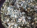 Salsa blanca con acelga